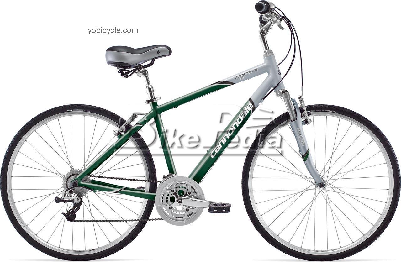 Cannondale Adventure 4 2009 comparison online with competitors