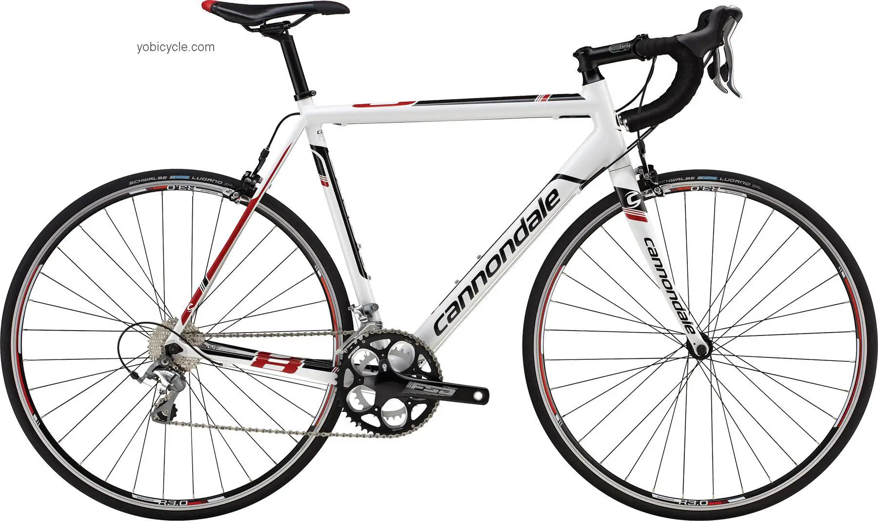 Cannondale CAAD8 6 Tiagra Compact 2014 comparison online with competitors