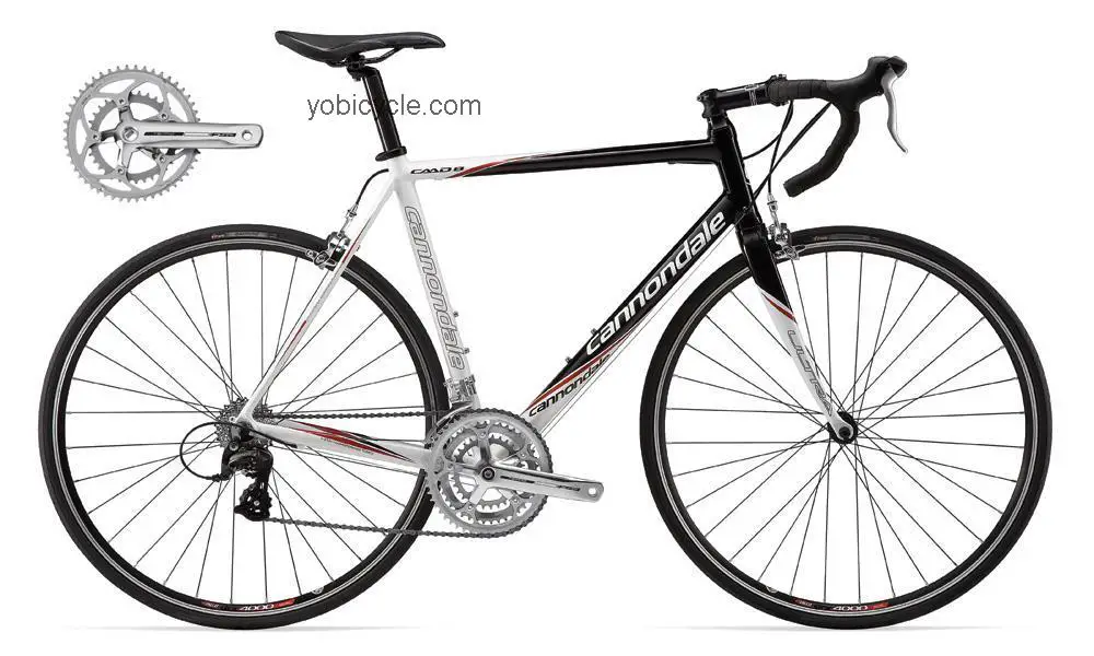 Cannondale CAAD8 8 Triple 2010 comparison online with competitors
