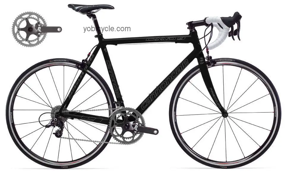 Cannondale CAAD9 4 Double competitors and comparison tool online specs and performance