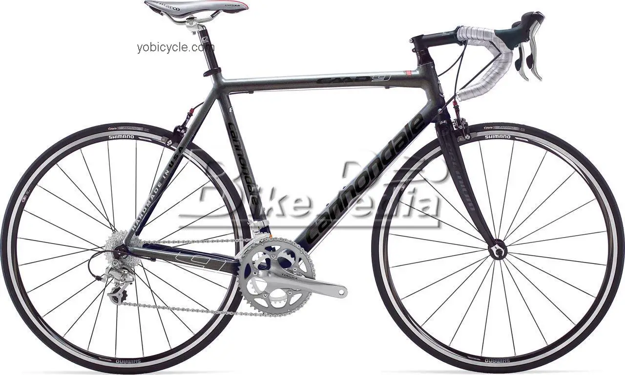 Cannondale CAAD9 6 2009 comparison online with competitors