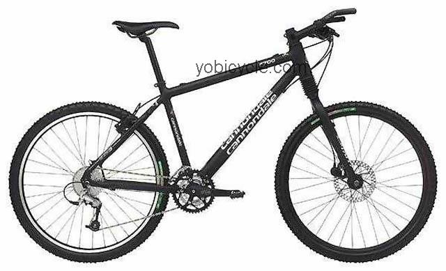 Cannondale  F700 Technical data and specifications