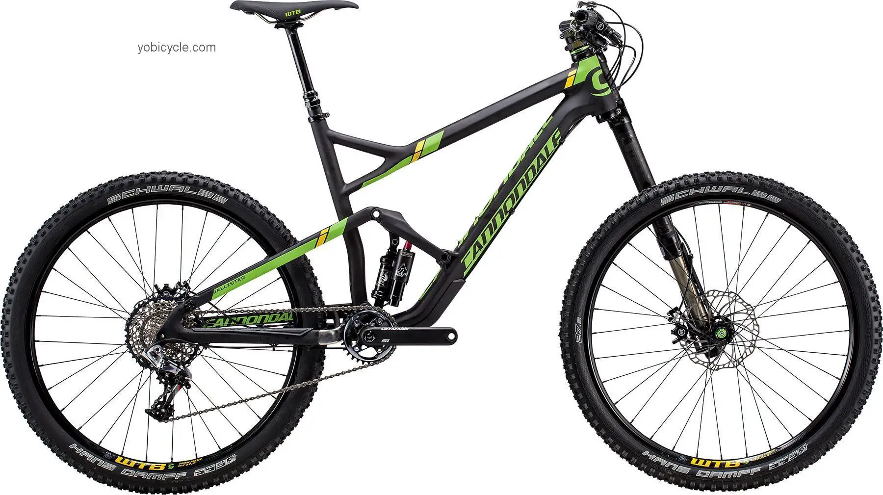 Cannondale JEKYLL CARBON TEAM 2015 comparison online with competitors