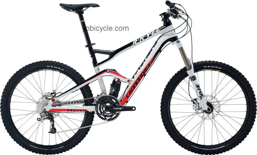 Cannondale Jekyll 4 2011 comparison online with competitors