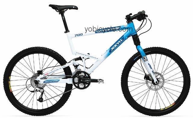 Cannondale Jekyll 700 2002 comparison online with competitors