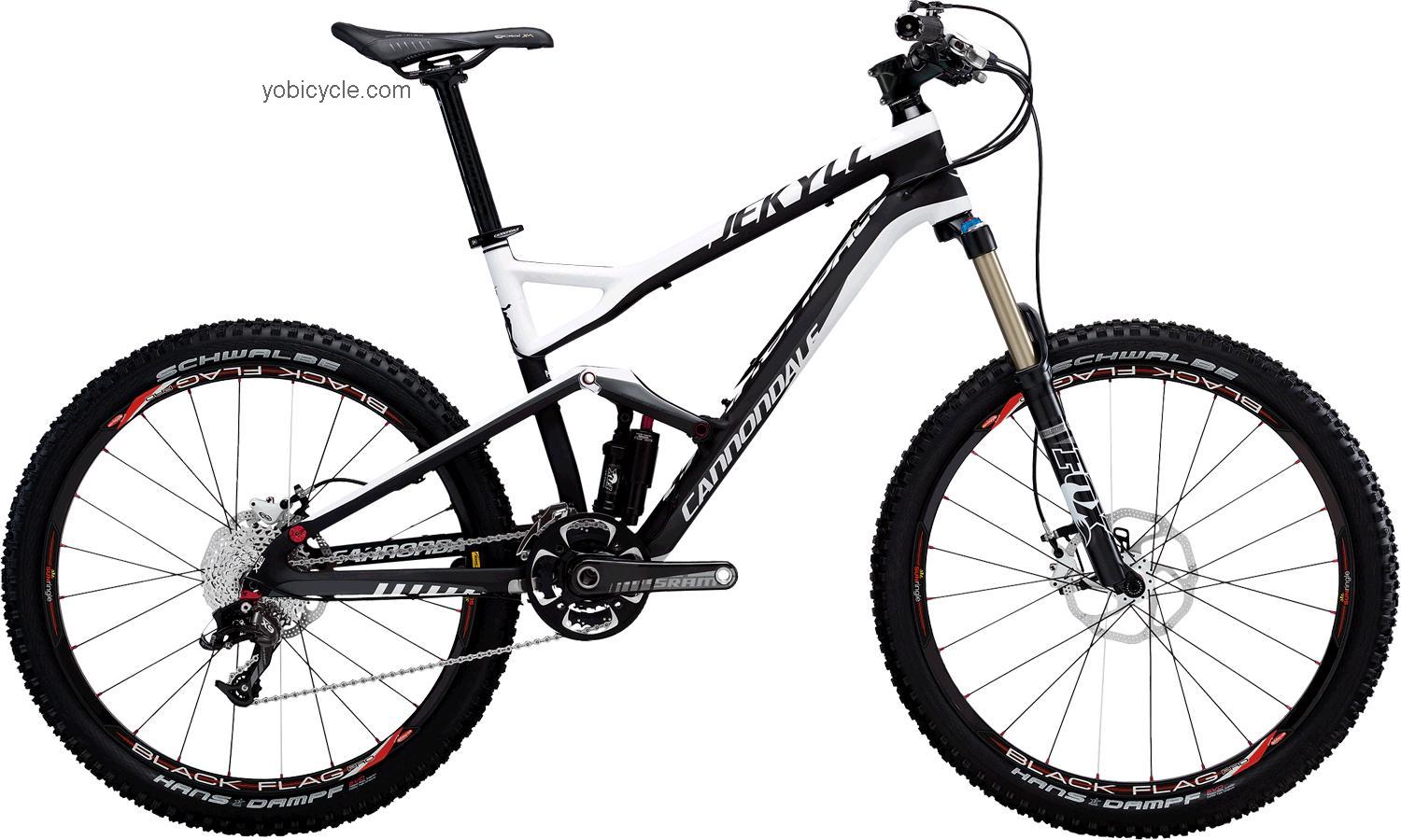 Cannondale Jekyll Carbon 2 2012 comparison online with competitors