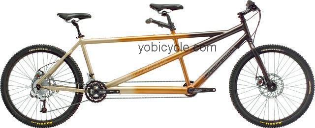 Cannondale Mountain Tandem 2005 comparison online with competitors