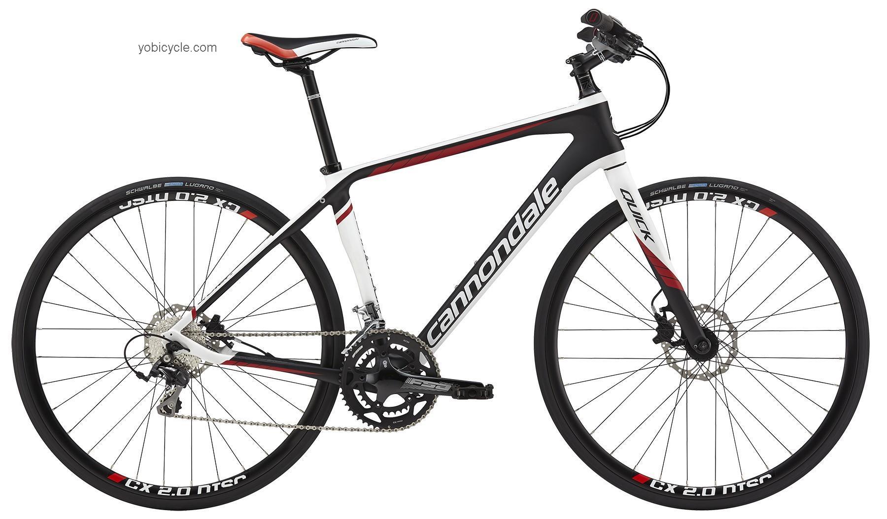Cannondale QUICK CARBON 1 competitors and comparison tool online specs and performance
