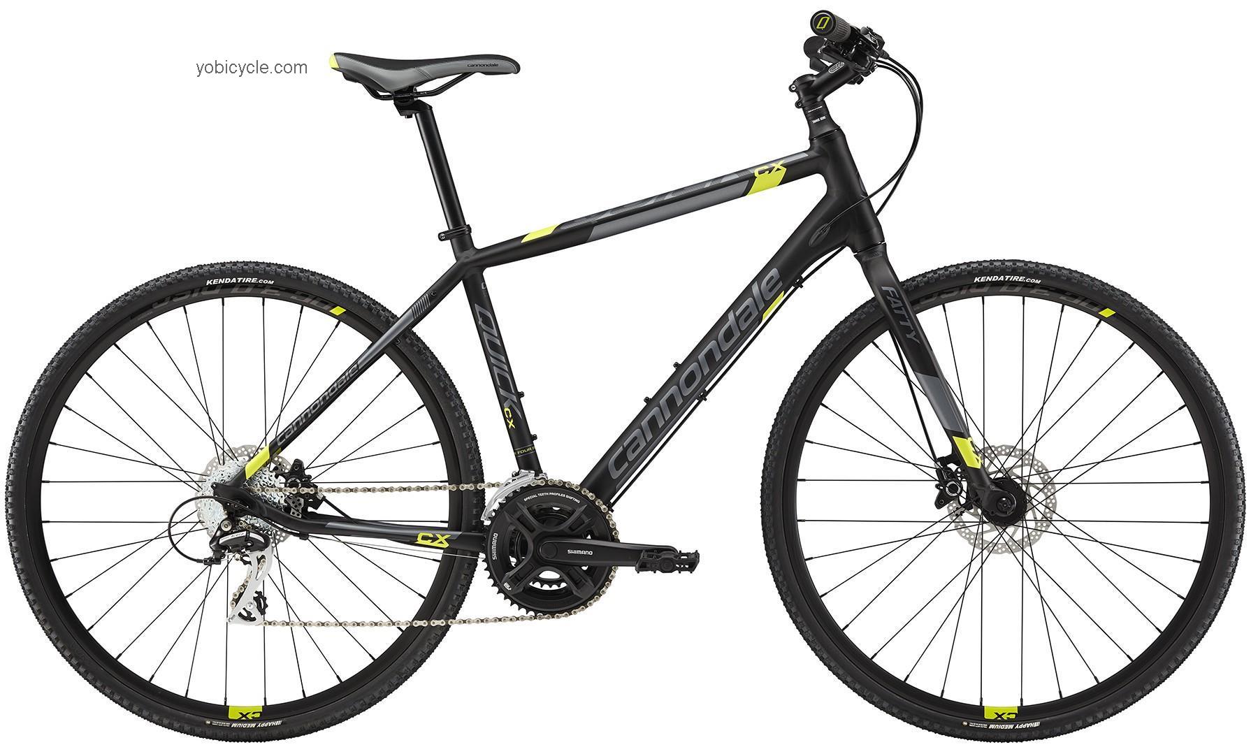 Cannondale  QUICK CX 4 Technical data and specifications