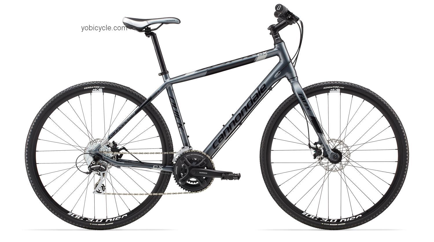 Cannondale  Quick CX 4 Technical data and specifications