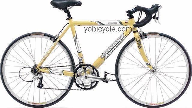 Cannondale  R500 Feminine Technical data and specifications