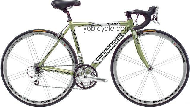 Cannondale  R500 Feminine Triple Technical data and specifications