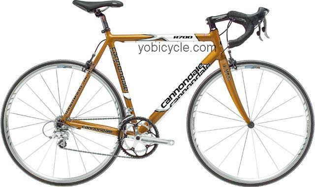 Cannondale R700 2005 comparison online with competitors