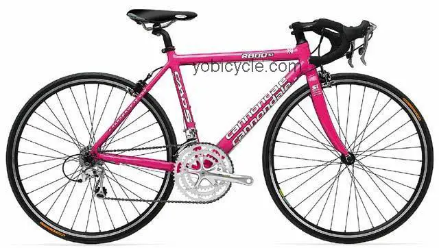 Cannondale  R800 Si Feminine Triple Technical data and specifications