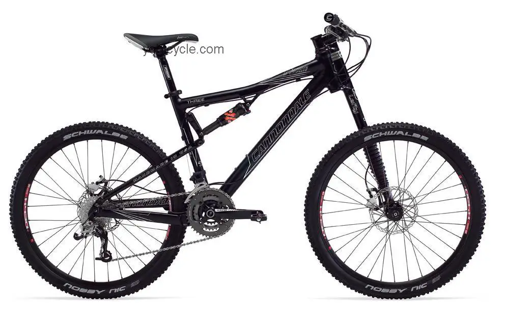 Cannondale RZ One Forty 3 2010 comparison online with competitors