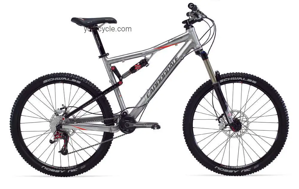 Cannondale RZ One Forty 3Z 2010 comparison online with competitors