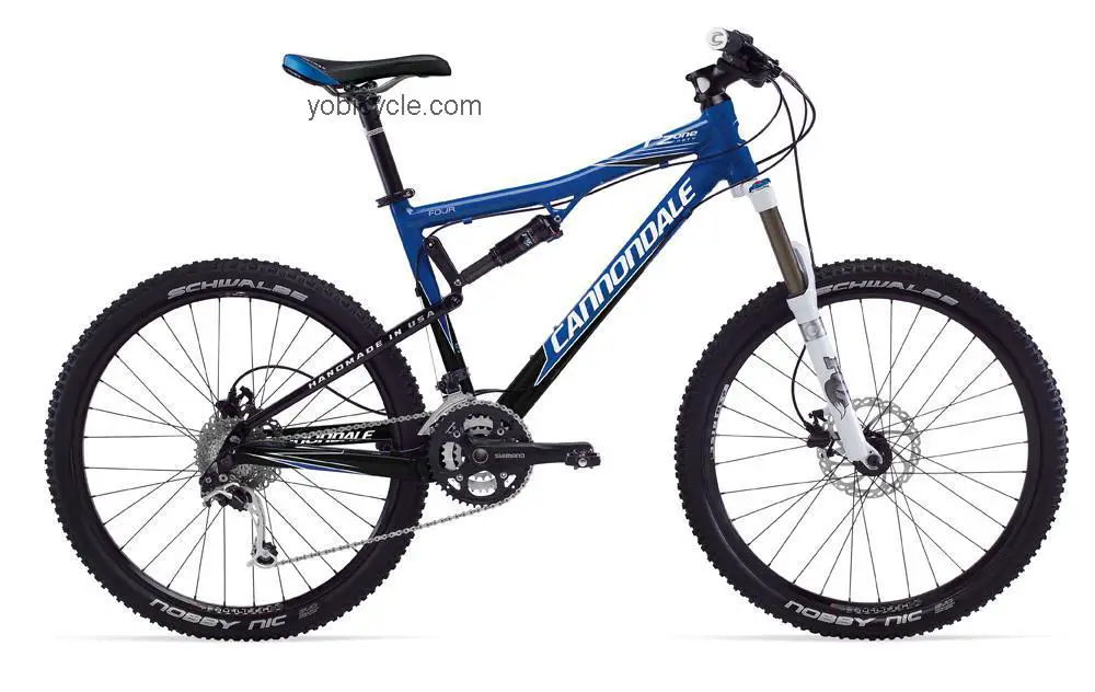 Cannondale RZ One Forty 4 2010 comparison online with competitors