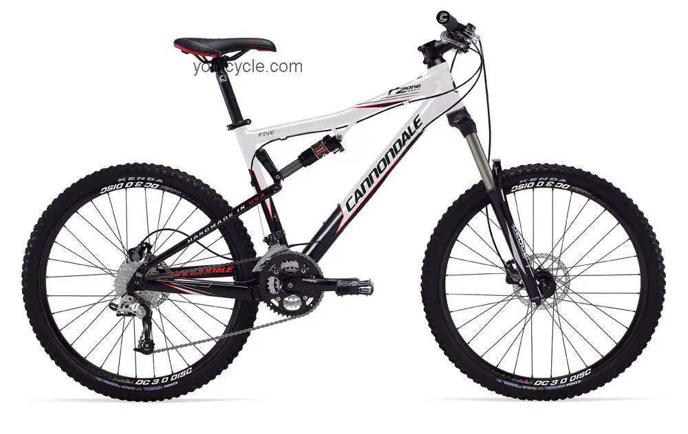 Cannondale RZ One Forty 5 2010 comparison online with competitors