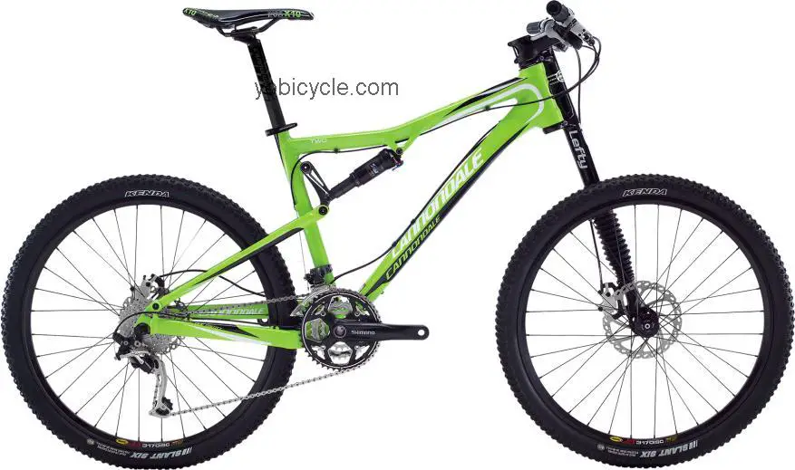 Cannondale  RZ One Twenty 2 Technical data and specifications