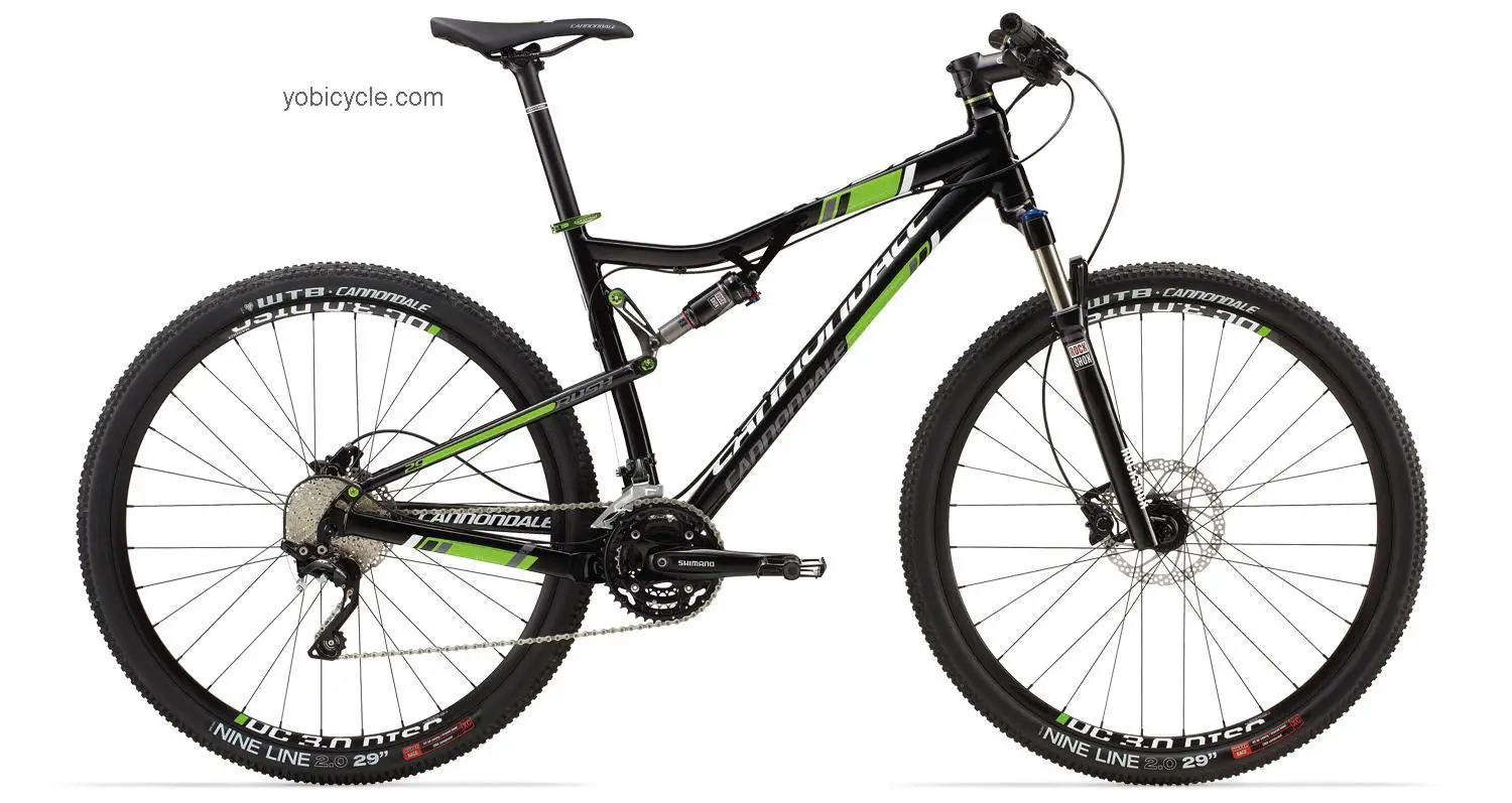 Cannondale Rush 29 1 2014 comparison online with competitors