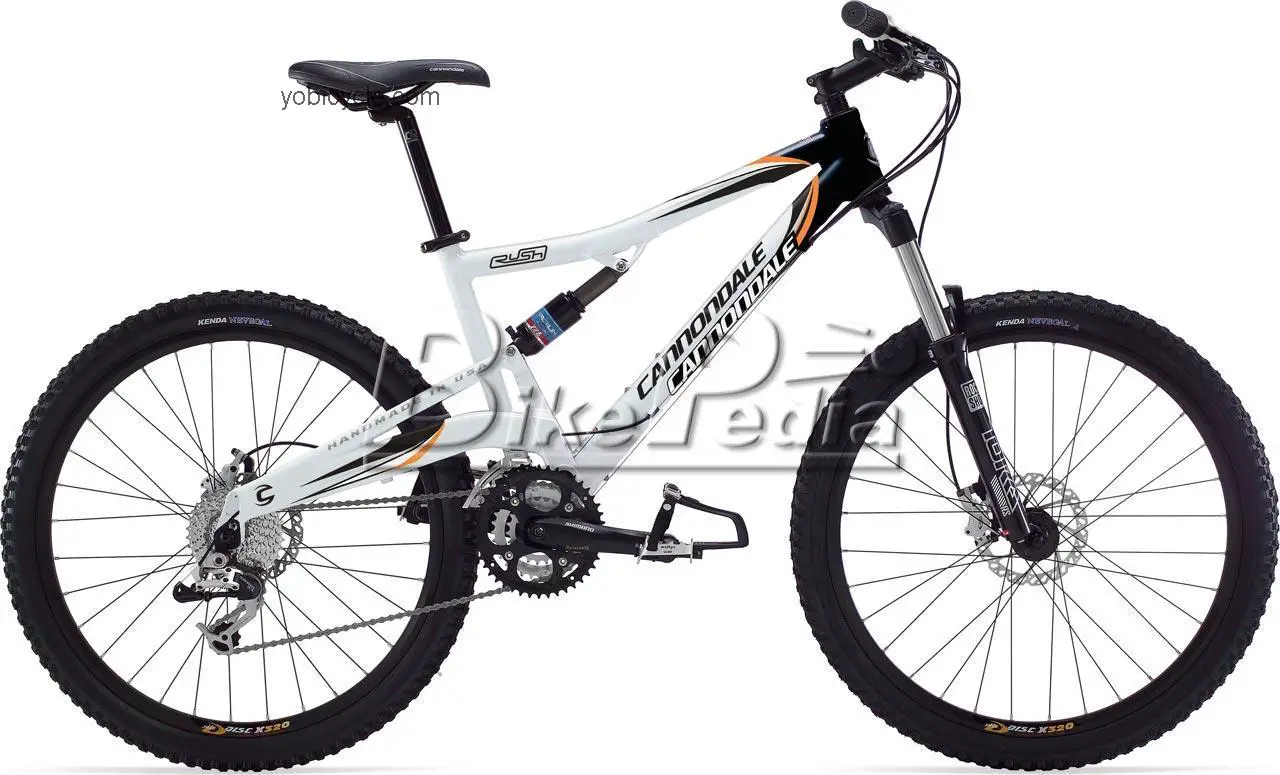 Cannondale  Rush 7 Technical data and specifications