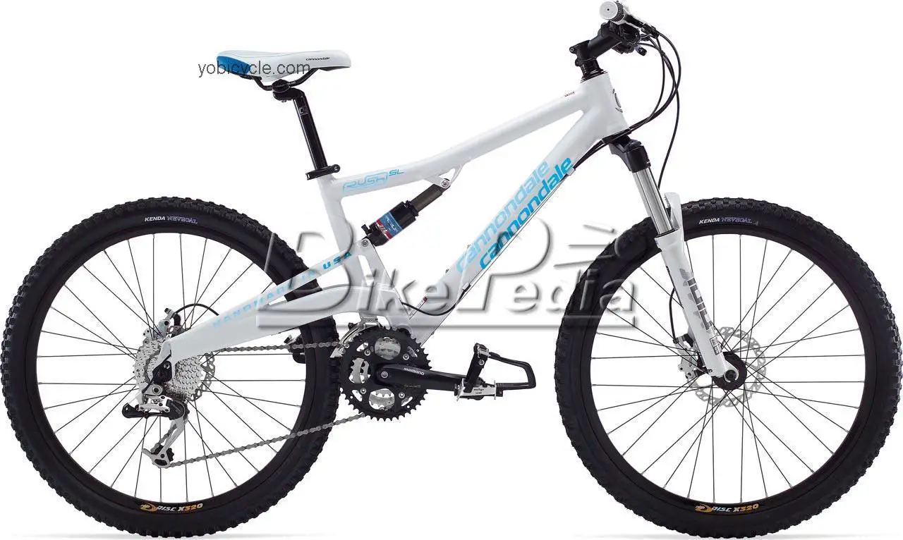 Cannondale  Rush Feminine Technical data and specifications