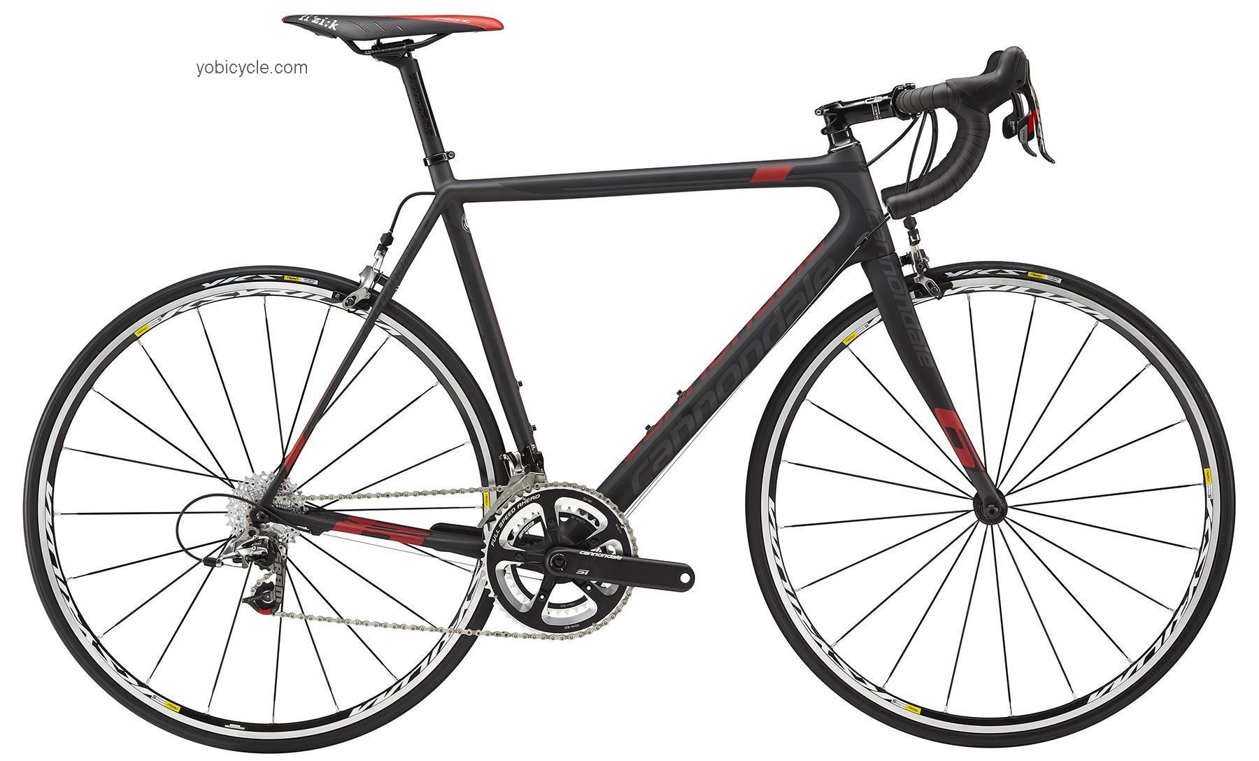 Cannondale SUPERSIX EVO CARBON SRAM RED 2015 comparison online with competitors
