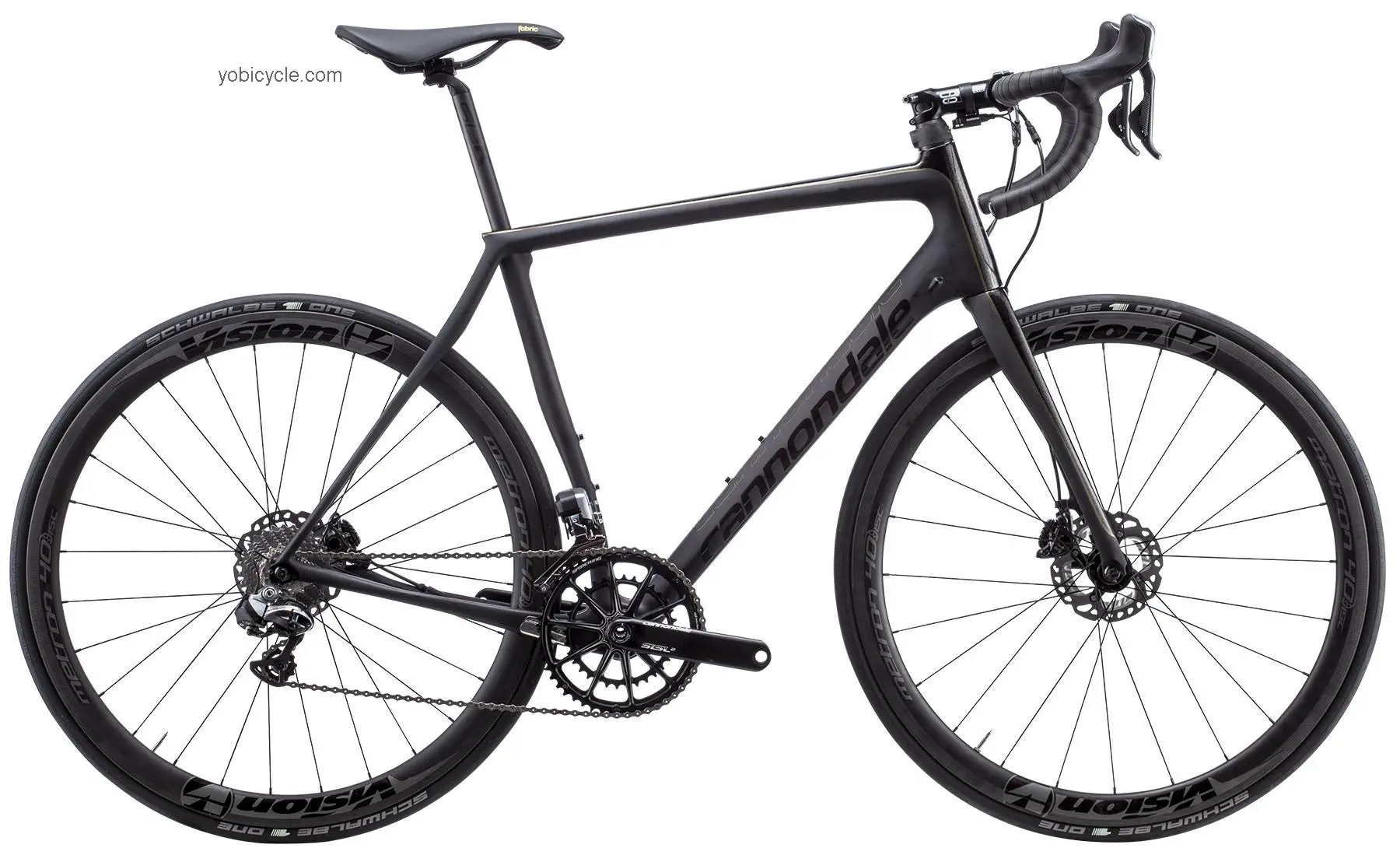 Cannondale SYNAPSE HI-MOD BLACK INC. DISC competitors and comparison tool online specs and performance