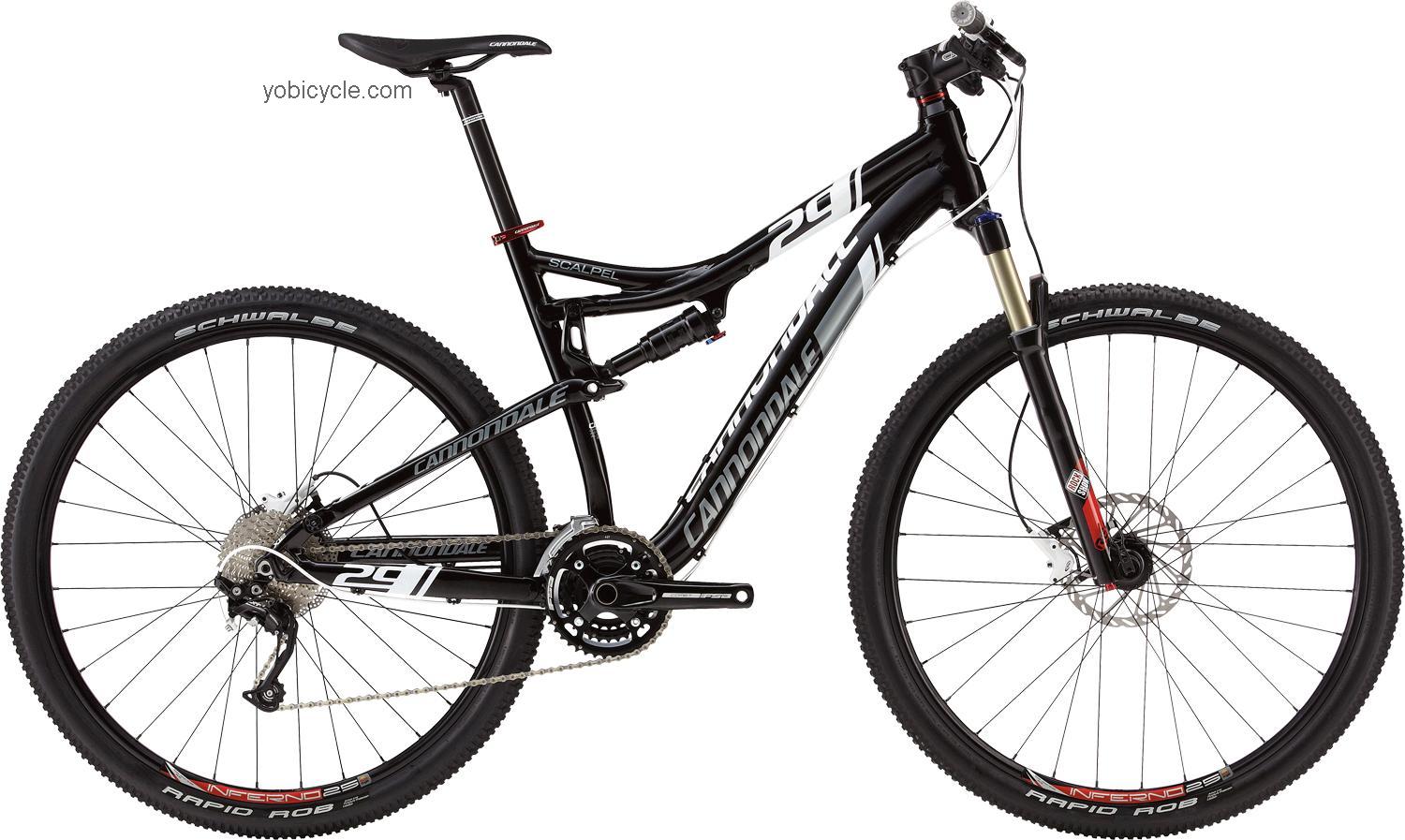 Cannondale  Scalpel 29er 4 Technical data and specifications