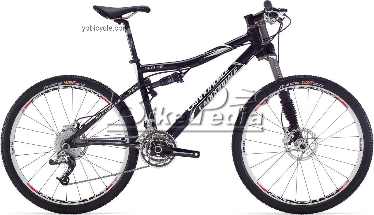 Cannondale Scalpel 3 2009 comparison online with competitors