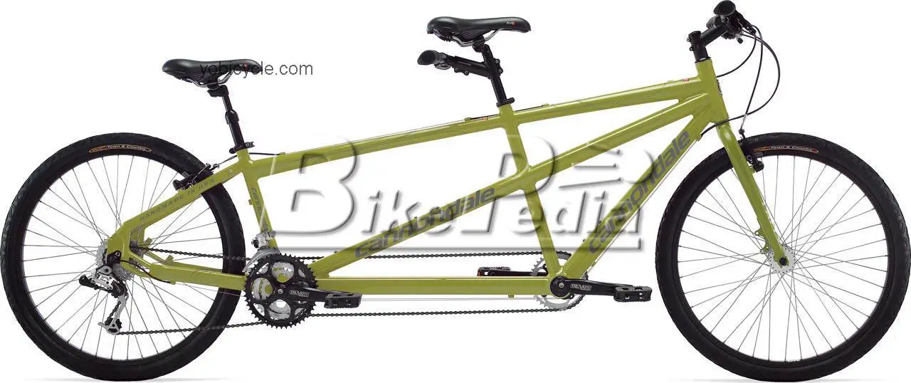 Cannondale Street Tandem 2009 comparison online with competitors