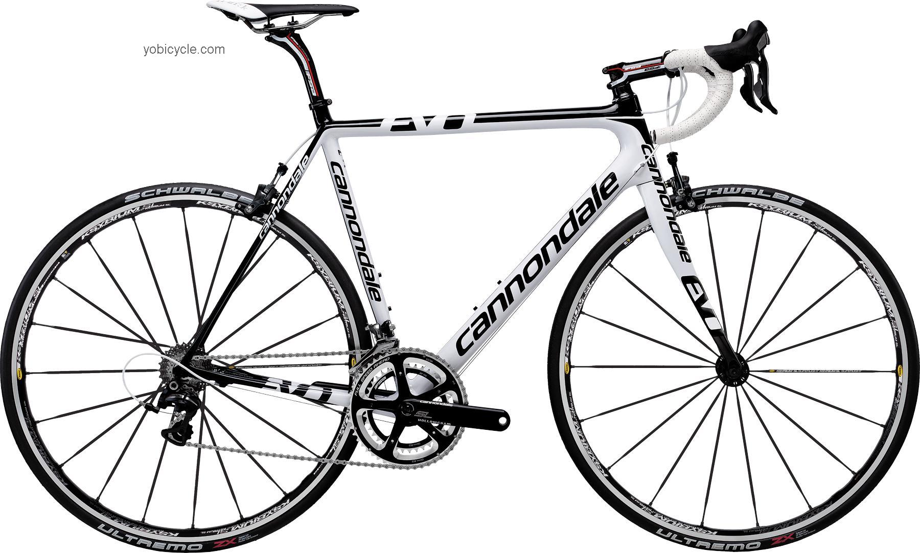 Cannondale Super Six EVO 1 Dura-Ace 2012 comparison online with competitors