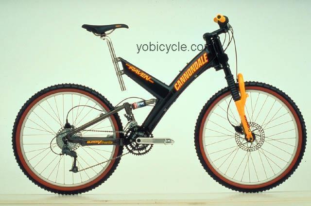 Cannondale  Super V Raven Freeride 2000 Technical data and specifications