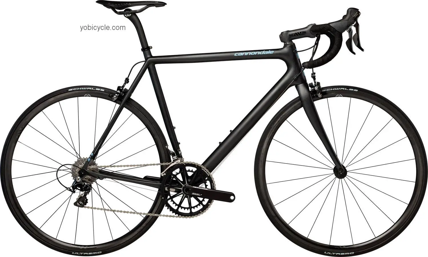 Cannondale  Supersix EVO Black INC. Technical data and specifications