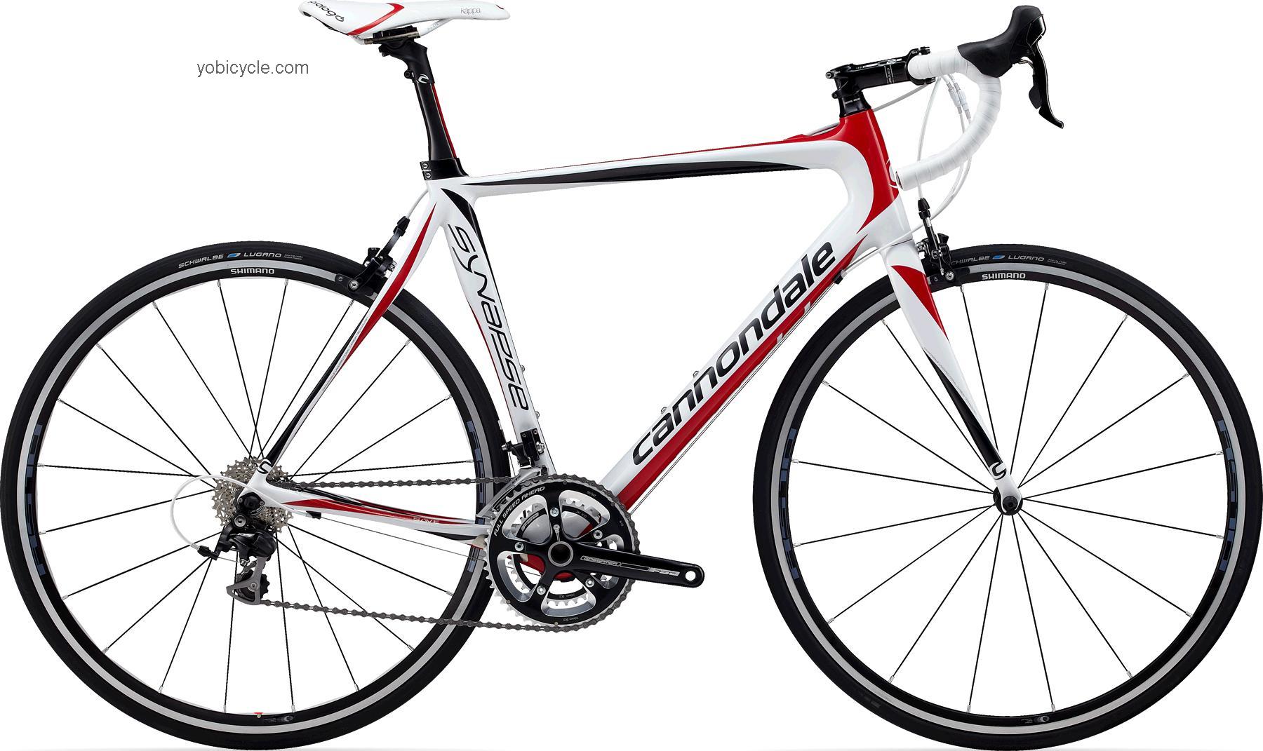 Cannondale Synapse Carbon 5 105 2012 comparison online with competitors