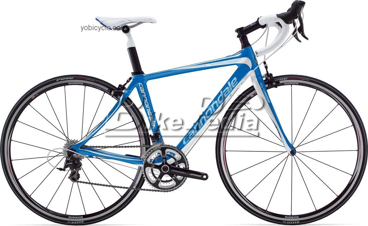 Cannondale Synapse Carbon Feminine 5 2009 comparison online with competitors