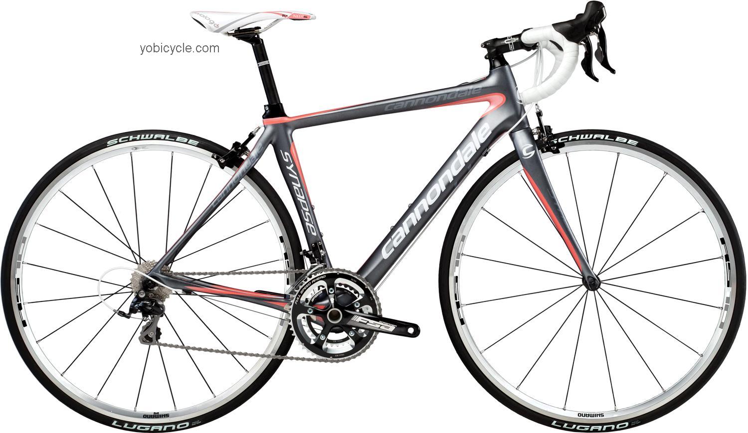 Cannondale Synapse Carbon Womens 5 105 competitors and comparison tool online specs and performance