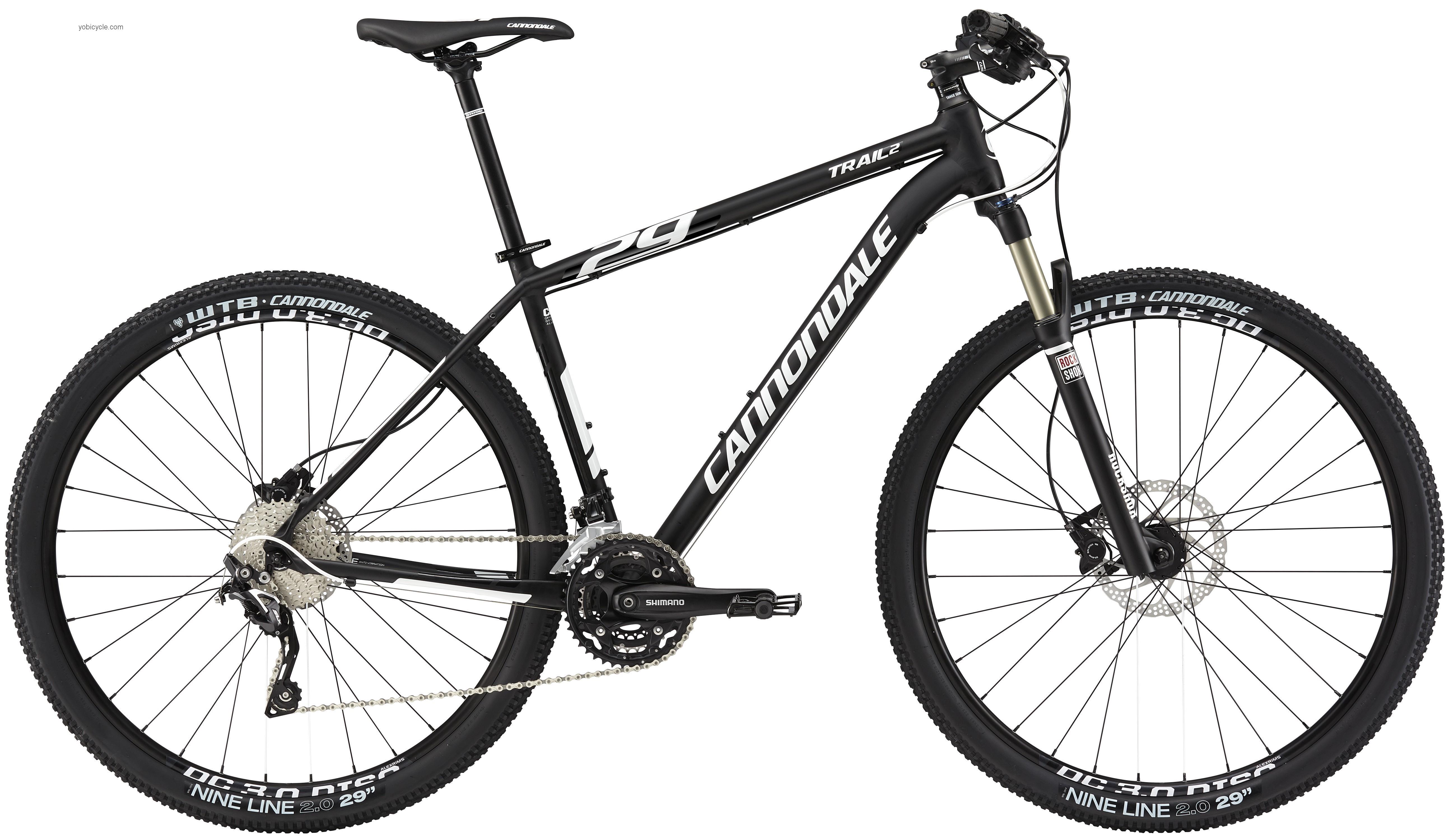 Cannondale  TRAIL 2 Technical data and specifications