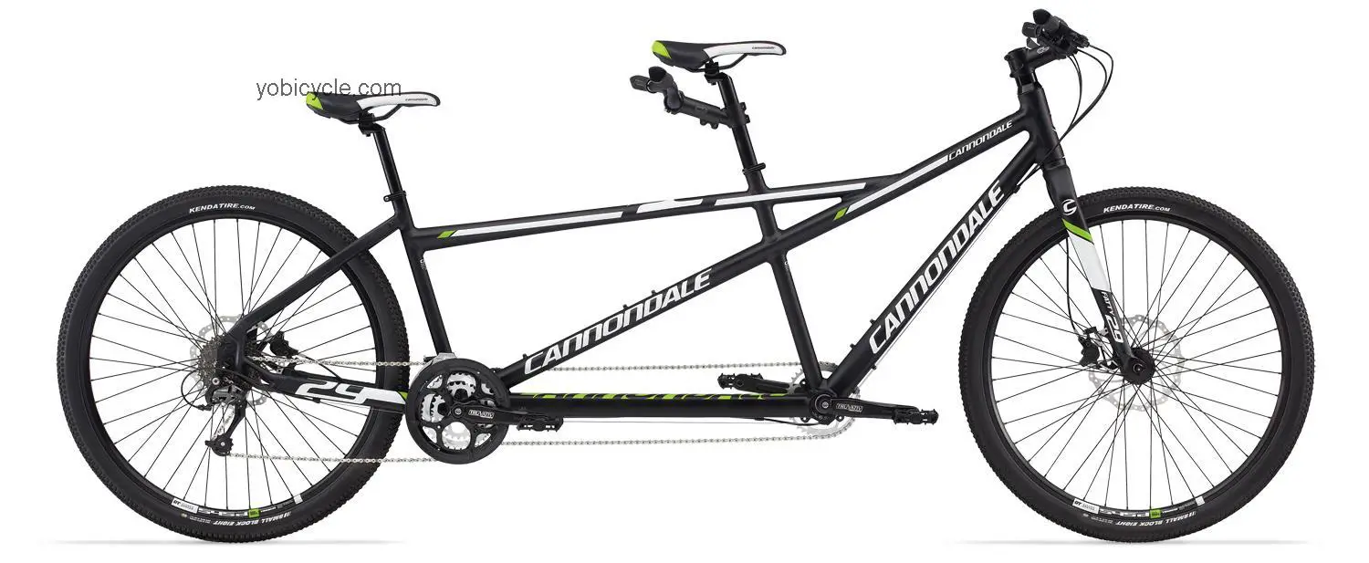 Cannondale Tandem 29 competitors and comparison tool online specs and performance