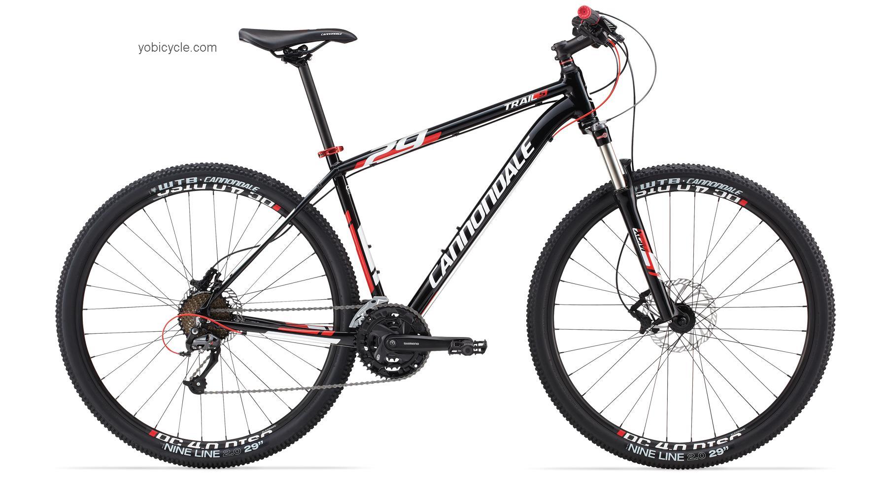 Cannondale Trail 29 5 2014 comparison online with competitors