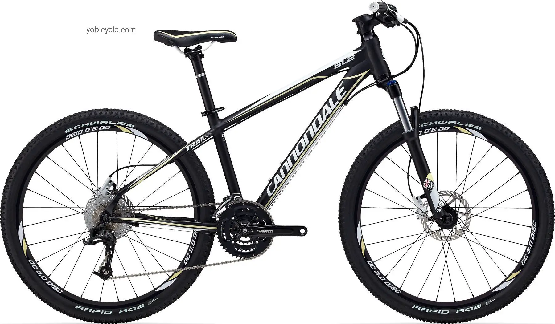 Cannondale  Trail SL 2 Technical data and specifications