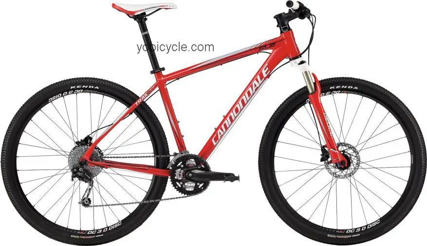 Cannondale  Trail SL 29er 2 Technical data and specifications