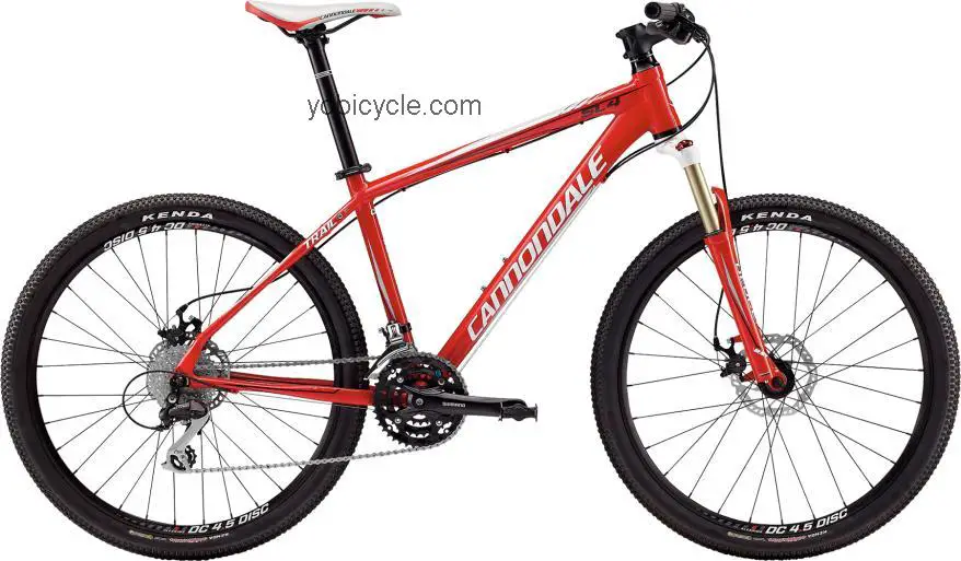 Cannondale  Trail SL 4 Technical data and specifications