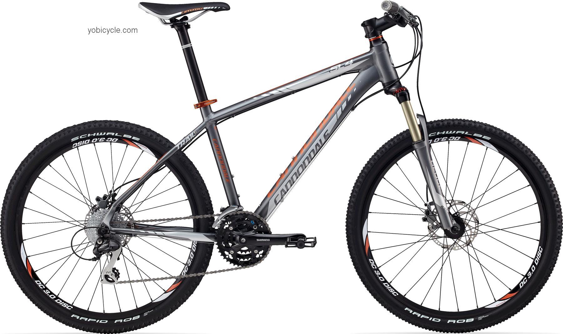 Cannondale  Trail SL 4 Technical data and specifications