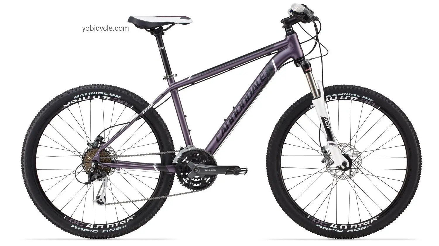 Cannondale  Trail Womens 4 Technical data and specifications