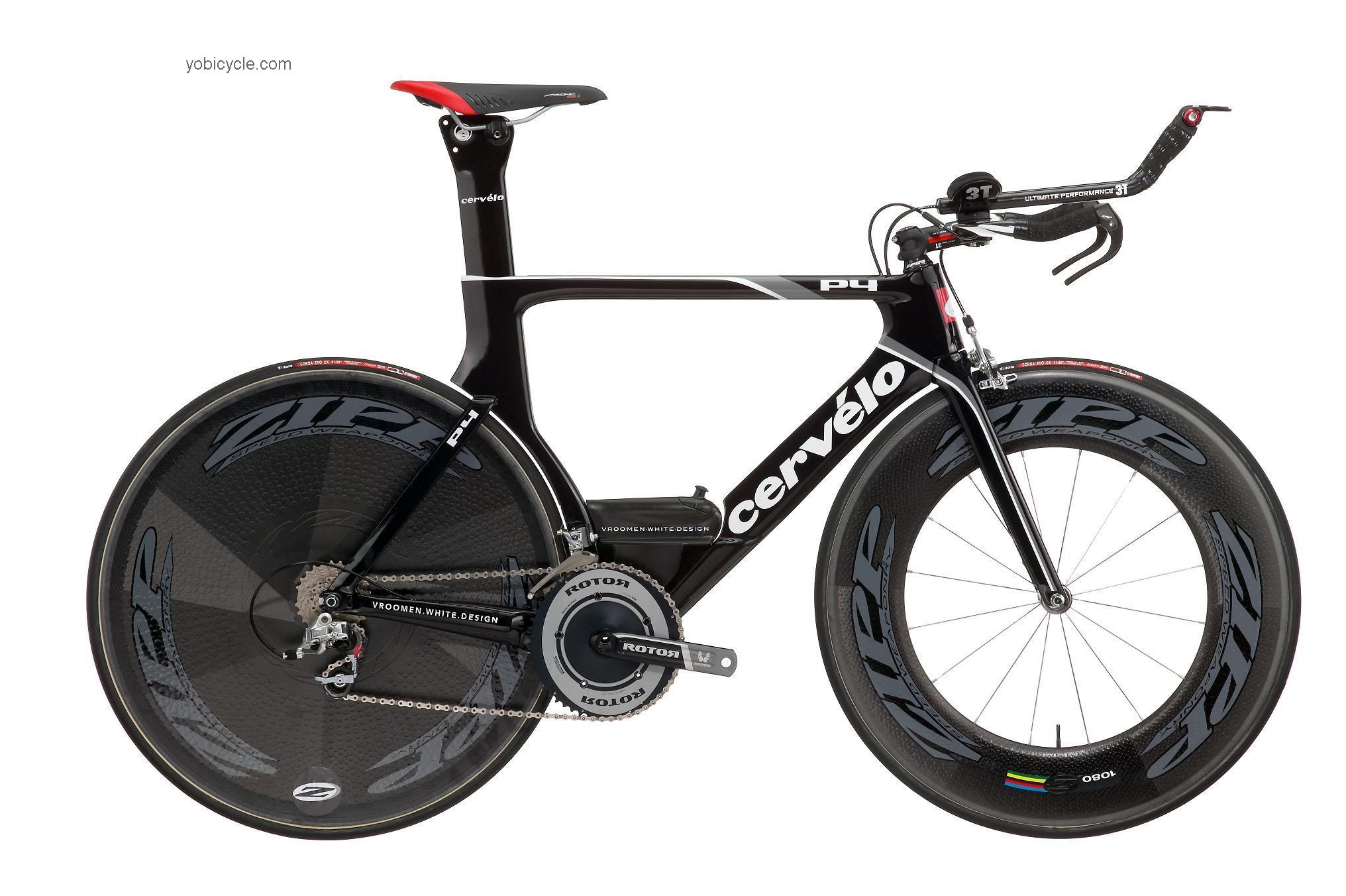 Cervelo  P4 Red Technical data and specifications