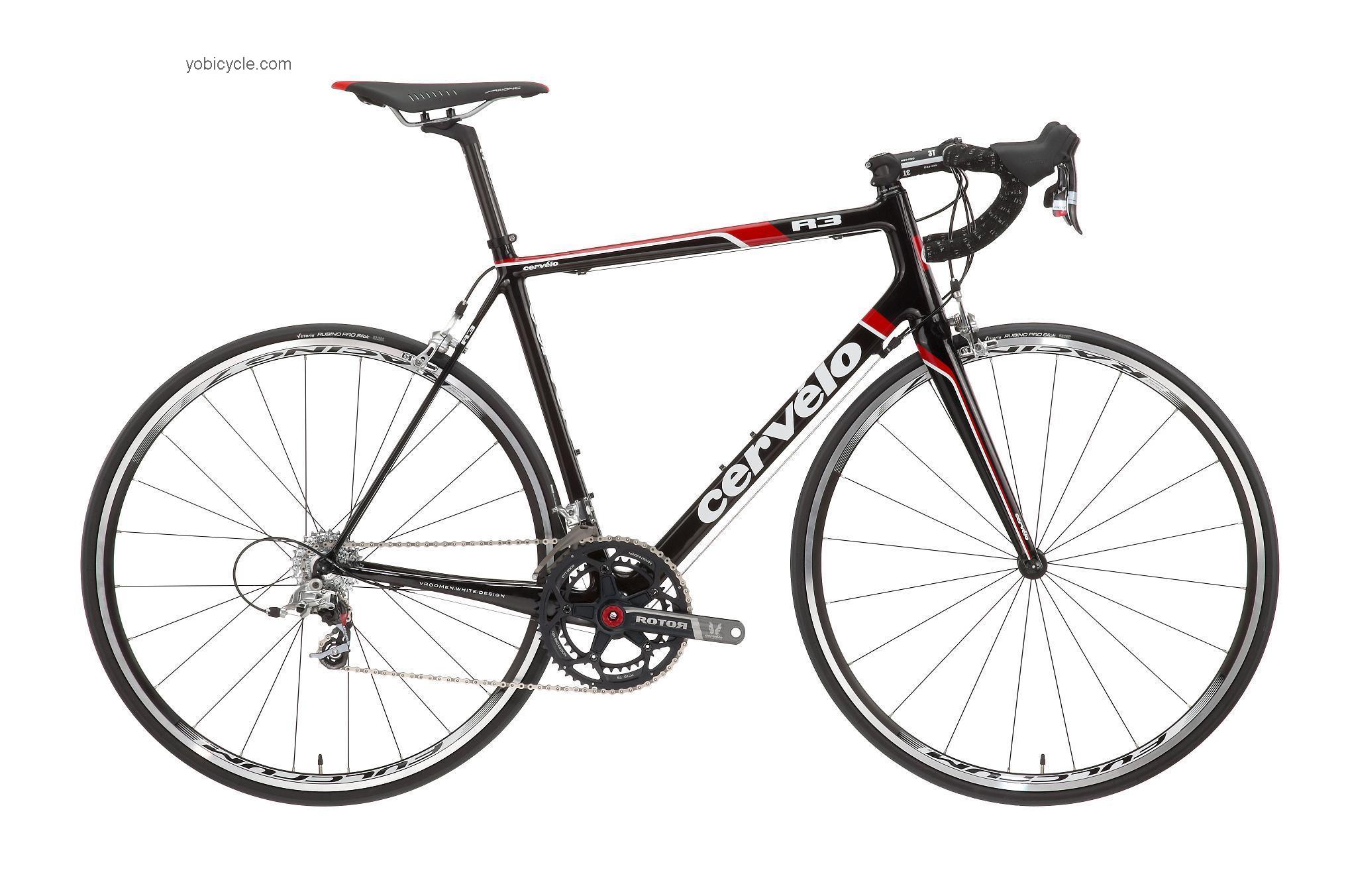 Cervelo R3 Dura Ace 2011 comparison online with competitors