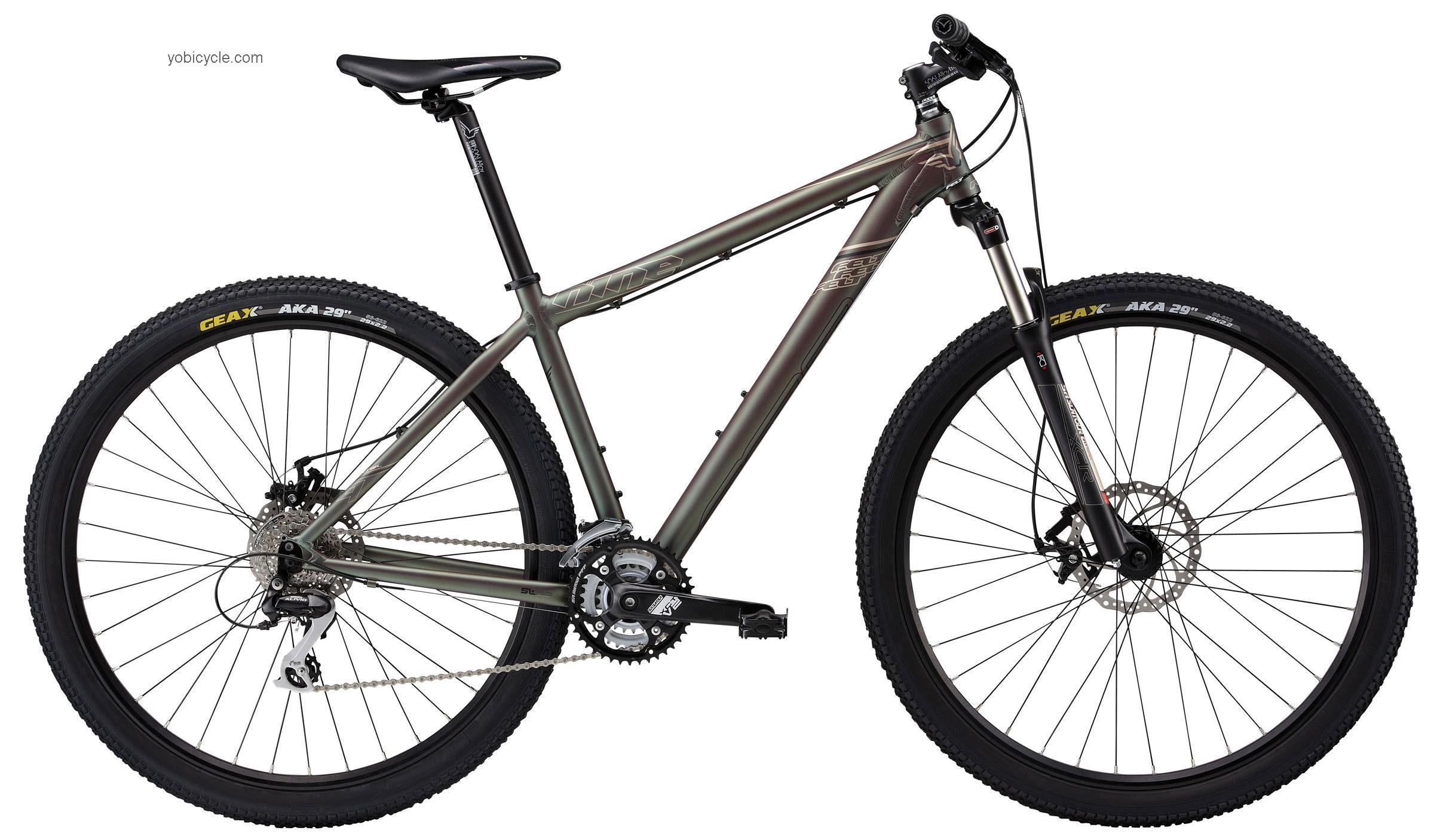 Felt  Nine Trail Technical data and specifications