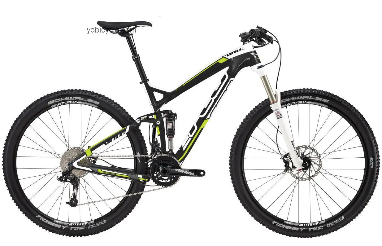 Felt  Virtue Nine 3 Technical data and specifications