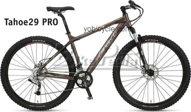 Fuji  Tahoe 29 Pro Technical data and specifications